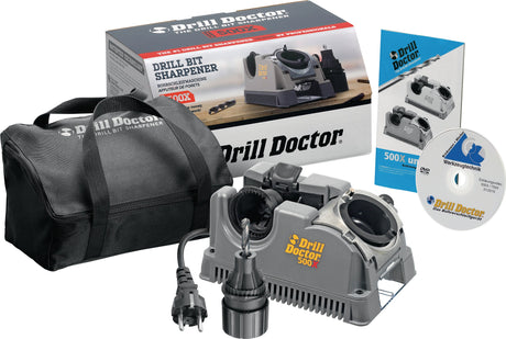 Drill Doctor DD-500X Bohrerschleifgerät für Bohrer 2,5–13,0 mm mit 118°/135° Spitzenwinkel