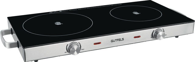 GUTFELS Glaskeramik Doppel-Kochplatte COOK 4010 – 1800/1000 W, stufenlos