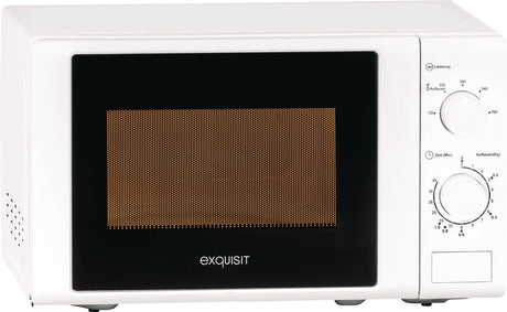 EXQUISIT Mikrowelle MW 900-030 700 W weiß 20 l freistehend mit 5 Stufen und Timer