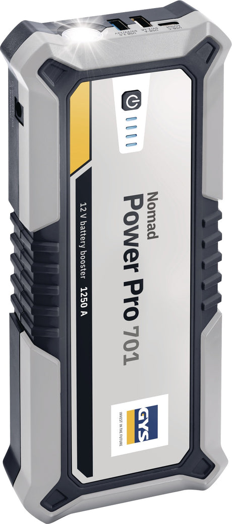 GYS Lithium Booster NOMAD POWER 701 – 12 V Starthilfegerät mit 700 A Startstrom