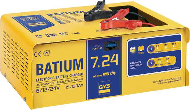 GYS Batterieladegerät BATIUM 7-24 6/12/24 V für Profi-Werkstätten