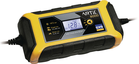 GYS Batterieladegerät ARTIC 8000 12 V 2/8 A – Mikroprozessor, IP65, COLD CHARGE