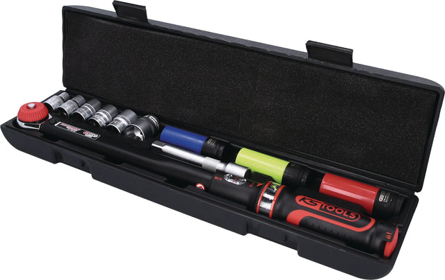 KS TOOLS Drehmomentschlüsselset ERGOTORQUE precision 11-tlg. 20-200 Nm 1/2 Zoll