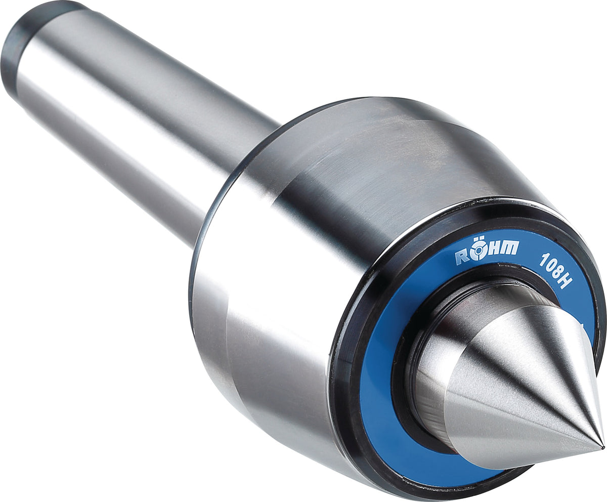 RÖHM Zentrierspitze Pro MK4 mitlaufend – 60° Spitzenwinkel, gehärtet, Rundlauf 0,005 mm