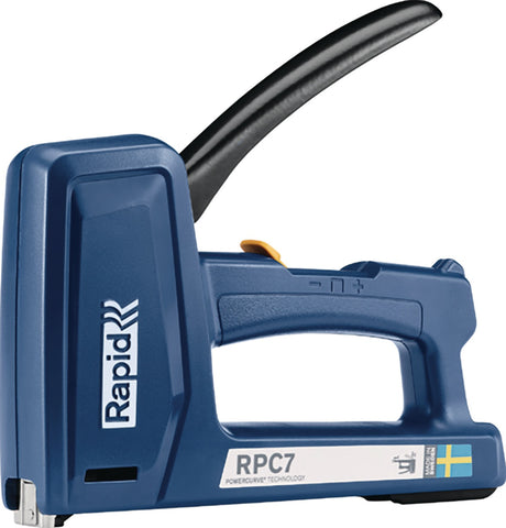 RAPID Handtacker RPC7 aus schlagfestem ABS-Kunststoff mit Powercurve® Technologie