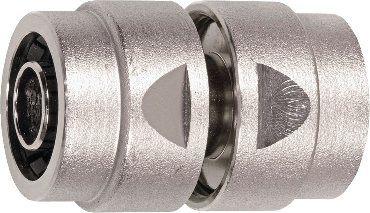 GEKA Schlauchverbinder Plus MS vernickelt 13 mm mit Spannmutter