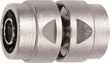GEKA Schlauchverbinder Plus MS vernickelt 13 mm mit Spannmutter