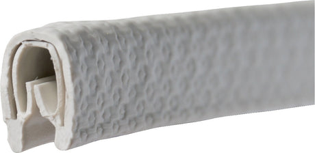 PROMAT Kantenschutz Klemmbereich 1-2 mm, 10 m Rolle, schwarz, PVC mit Metalleinlage
