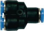 6 mm / O-Ring im Gehäuse bei zylindrischer Ausführung PTFE-Gewindebeschichtung bei konischer Ausführung / Kunststoff