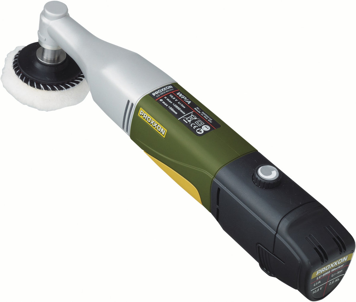 PROXXON Akku-Polierer WP/A 29820 10,8 V 50 mm – stufenlose Drehzahlregulierung
