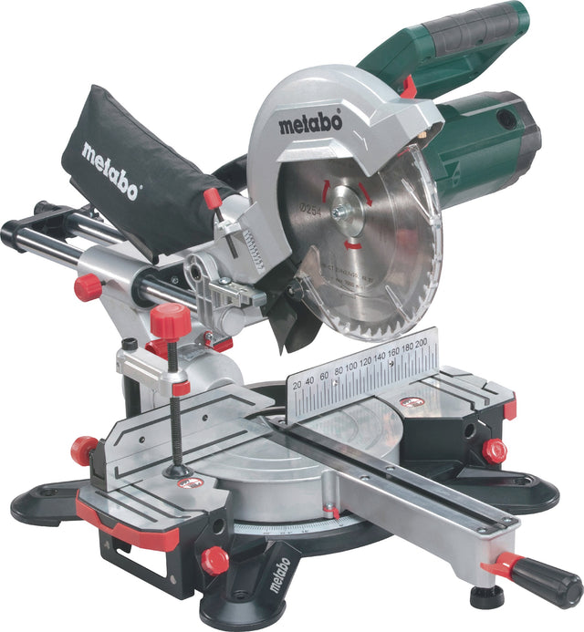 METABO KGS 254 M Kapp- und Gehrungssäge 1450 W mit Zugfunktion und Laser