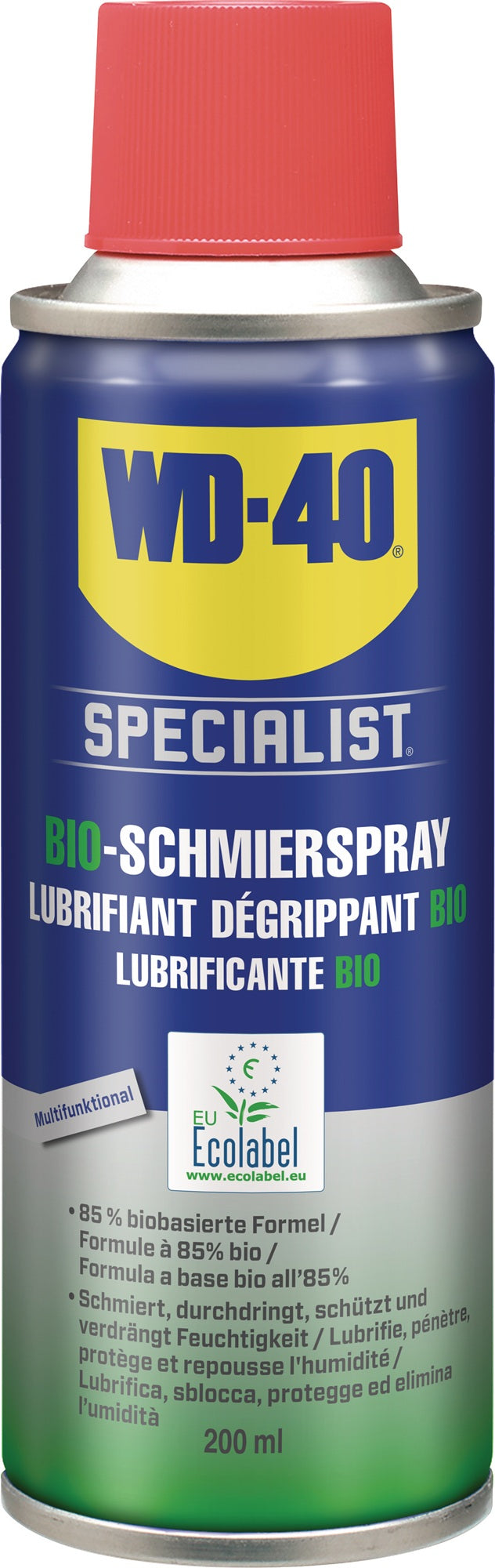WD-40 SPECIALIST Schmierspray 200 ml bernsteinfarben – 6er-Pack, multifunktional, NSF H2