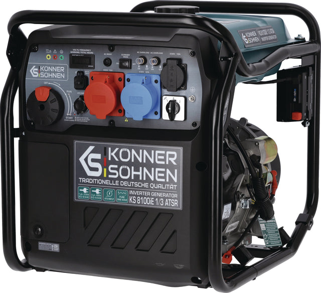 KÖNNER & SÖHNEN Stromerzeuger KS 8100iE 1/3 ATSR 8 kW Benzin Inverter
