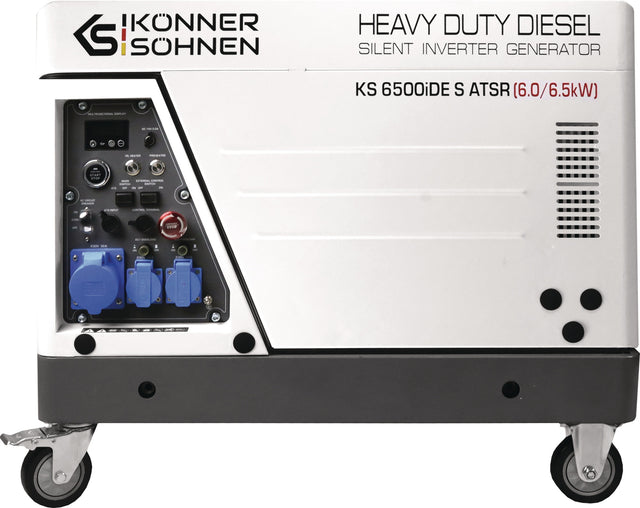 KÖNNER & SÖHNEN Stromerzeuger KS 6500iDE S ATSR 6 kW Diesel – Inverter mit ATS