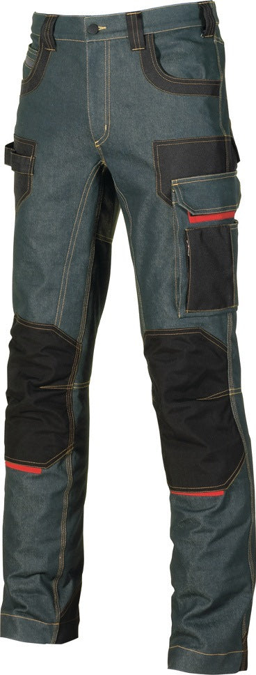 U.POWER Jeans Exciting Platinum Buttom Gr.46 rust jeans – Stretch-Arbeitshose mit Cordura®