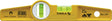 STABILA Torpedowasserwaage 81 SM 25 cm Aluminium gelb, ± 0,5 mm/m, mit Seltenerd-Magnet