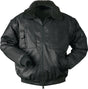 Pilotjacke RONDANE 4-in-1 Gr.M schwarz NORWAY – abnehmbarer Kragen, Webpelz-Futter, wasserabweisend