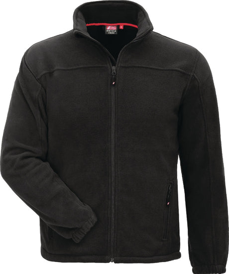 NITRAS Fleecejacke MOTION TEX PLUS XXL Schwarz – Anti-Pilling, 300 g/m², Regular Fit