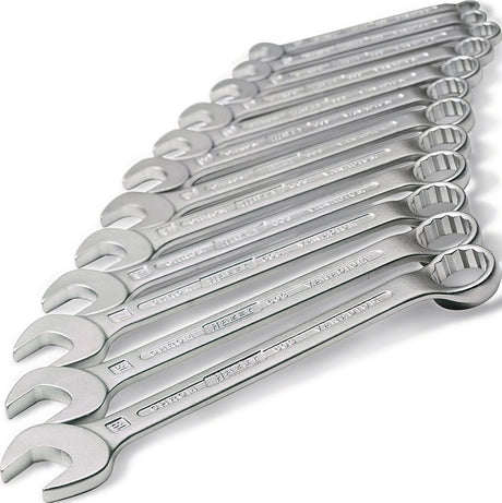 HAZET Ringmaulschlüsselsatz 603/17N 17-teilig SW 7-27 mm Form B CV-Stahl verchromt