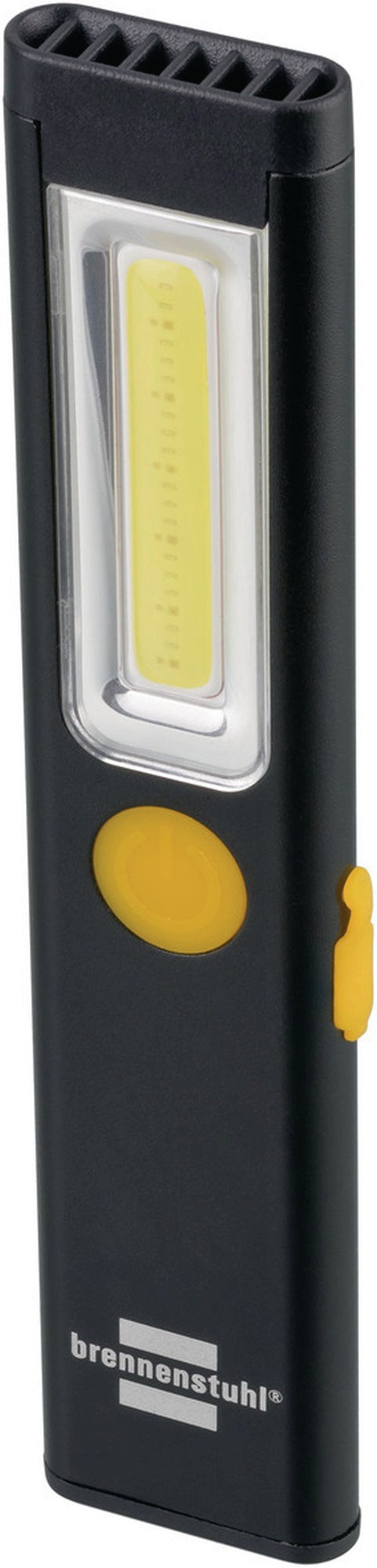 BRENNENSTUHL LED-Akkuhandleuchte PL 200 A – 200 lm, COB LED, Magnet & Clip