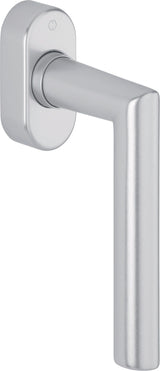 HOPPE Dreh-/Kipp-Fenstergriff Amsterdam 0400/UD9056 mit SecuForte® und VarioFit®, Aluminium F1 silberfarben