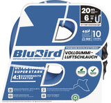 RIEGLER Werkstattschlauch-Set BluBird, 6 mm Innendurchmesser, 12 mm Außendurchmesser, 5 m, Messingkupplung