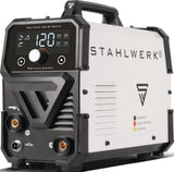 STAHLWERK Fülldrahtschweißgerät Mini FLUX 120 ST Digital mit Zubehör 20-120 A