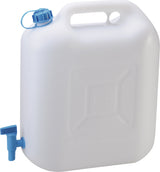 HÜNERSDORFF Wasserkanister 12 l HD-PE mit Ablasshahn ECO, lebensmittelecht, BPA-frei