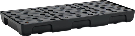 CEMO Regalwanne 21 l PE mit PE-Rost & Leckanzeiger – 976 x 395 x 95 mm