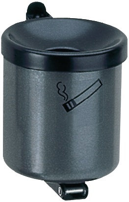 TKG Wandascher Ø150xH145mm rot mit Kippvorrichtung – pulverbeschichteter Stahlblech-Ascher