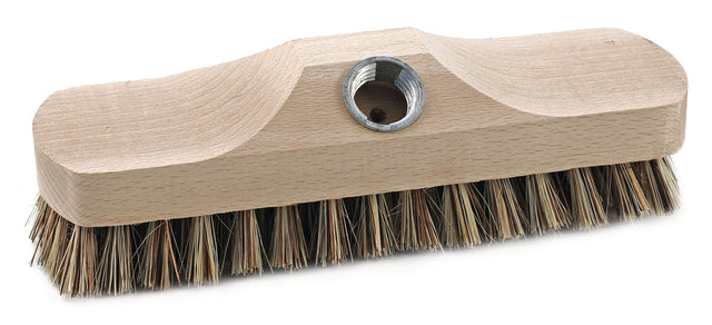 Schrubber Union-Borste 220 mm mit Holzkörper und Gewinde von Sorex