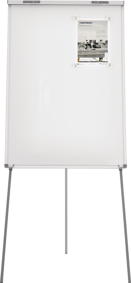 MAGNETOPLAN Flipchart Schreibfläche B680xH1045mm weiß höhenverstellbar bis 1,85 m