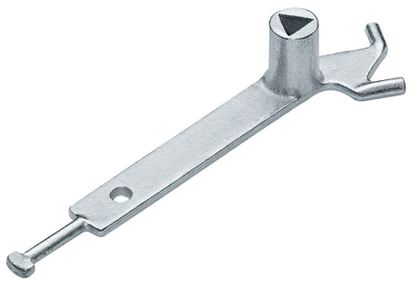 URBANUS Dreikantschlüssel DIN 3223 mit Haken, Stahlguss verzinkt, für Absperrpfosten
