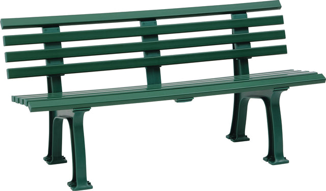 BLOME Parkbank Sylt 3-Sitzer Kunststoff grün 1500x540x740 mm