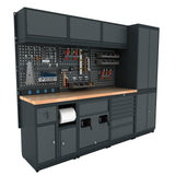 Werkstatteinrichtung Set Bullram Expert Serie - Werkstattmodul D Profi KFZ Werkbank – BGMODD
