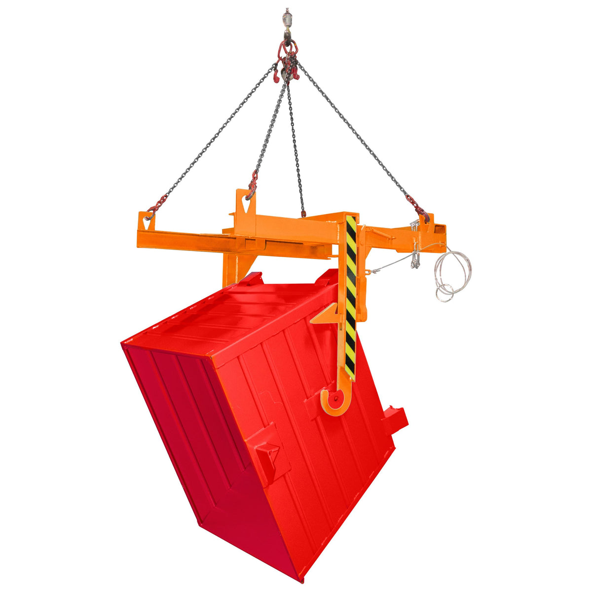 BAUER Südlohn Stapelkipper Typ BSK 70 RAL 3000 Feuerrot - Art.-Nr. 4420-03-0000-2