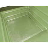BAUER Südlohn Späne-Stapelkipper Typ BSL 150 RAL 6011 Resedagrün - Art.-Nr. 4420-19-0000-4