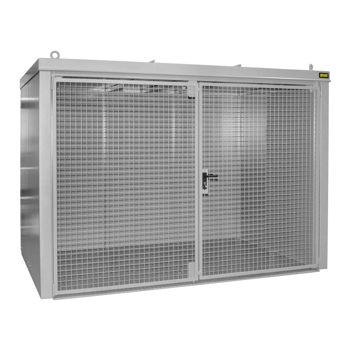 BAUER Südlohn Gasflaschen-Container Typ GFC-B M4 RAL 7005 Mausgrau - Art.-Nr. 4477-34-0000-5