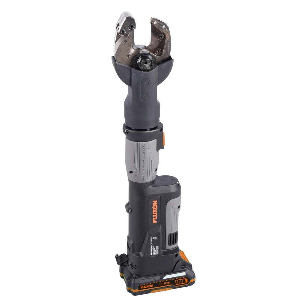 Fluxon 18V Profi Akku-hydraulischer 26mm 50kN Kabelschneider, Kabelschere inkl. 2x 2,0Ah – ICC01BU2