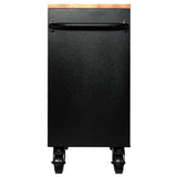 BUNKER Profi Werkbank 41 Zoll, 104 cm - Grün - Werkbank mit Schubladen - 7 - Werkbank mit Rollen - D08221