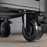 BUNKER Profi Werkbank 41 Zoll, 104 cm - Grün - Werkbank mit Schubladen - 7 - Werkbank mit Rollen - D08221