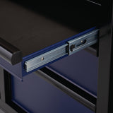 BUNKER Profi Werkbank 41 Zoll, 104 cm - Blau - Werkbank mit Schubladen - 7 - Werkbank mit Rollen - D08222