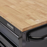 BUNKER Profi Werkbank mit Schubladen 56 Zoll, 155 cm - Grau - 56 Zoll, 155 cm - Werkbank mit Rollen - 10 Schubladen - D08227