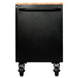 BUNKER Profi Werkbank mit Rollen 56 Zoll, 155 cm - Blau - Werkbank mit Schubladen - 10 Schubladen - D08236