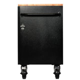 BUNKER Profi Werkbank 61 Zoll (155 cm) Grau - Werkbank mit Rollen - Werkbank mit Schubladen 15 - D08238