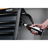 BUNKER Profi Werkbank 61 Zoll (155 cm) Grau - Werkbank mit Rollen - Werkbank mit Schubladen 15 - D08238