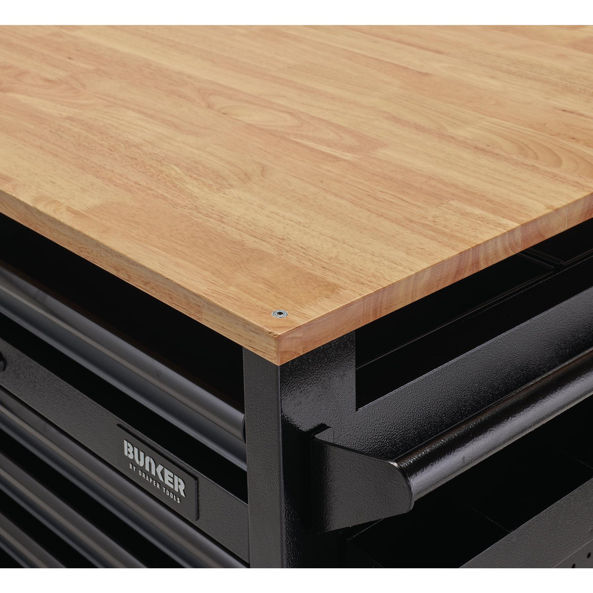 BUNKER Profi Werkbank mit Rollen 48 Zoll (122 cm) Grau - Multifunktionaler Werkbank mit Schubladen - D08251
