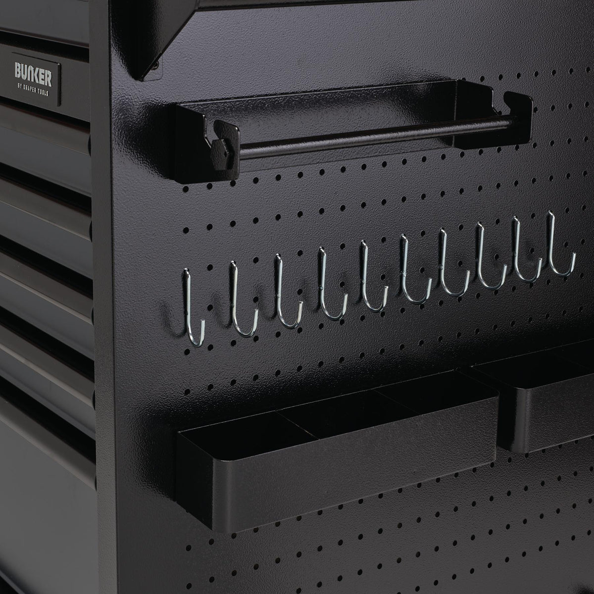 BUNKER Profi Werkbank mit Rollen 48 Zoll (122 cm) Grau - Multifunktionaler Werkbank mit Schubladen - D08251