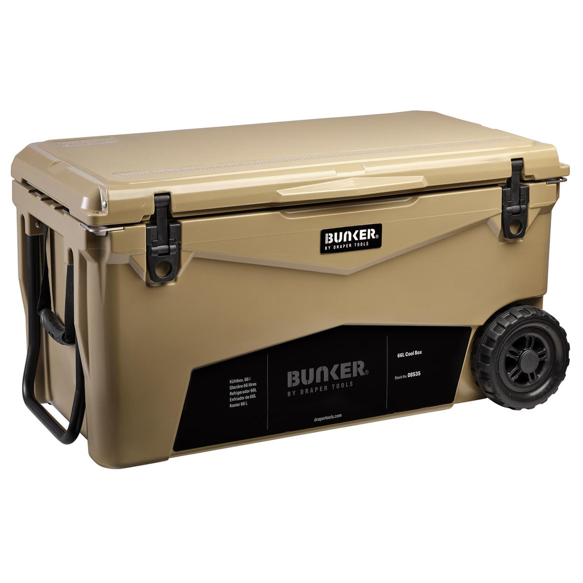 BUNKER Kühlbox 66L, Leistungsstarke Kühlung für Outdoor-Abenteuer - D08535