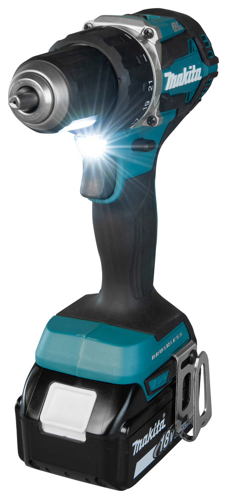 Makita Akku-Bohrschrauber 18V | kompakt 172 mm, Brushless & 21 Drehmomentstufen - DDF484RTE